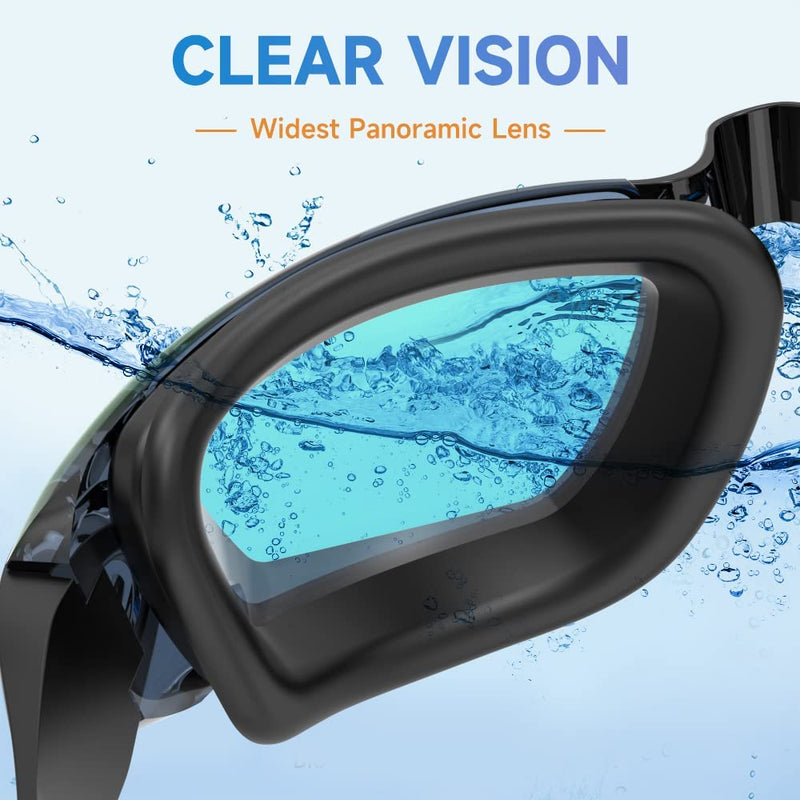 RIOROO Swim Goggles, Swimming Goggles No Leaking Anti-Fog for Women Men Adult Youth Sporting Goods > Outdoor Recreation > Boating & Water Sports > Swimming > Swim Goggles & Masks RIOROO   