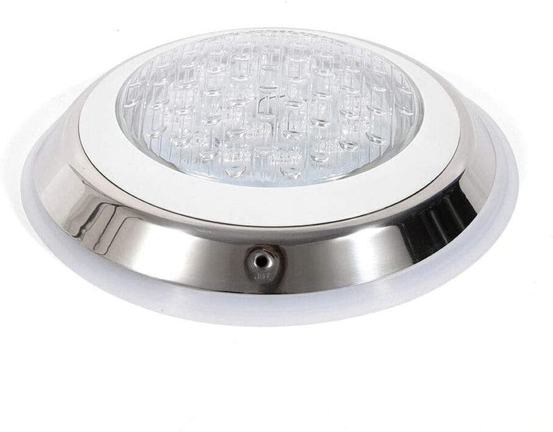 Eapmic 12V 54W Pool Light Underwater Color-Change LED Lights RGB IP68 with Remote (54W Stainless Steel Shell) Home & Garden > Pool & Spa > Pool & Spa Accessories Eapmic 54W Stainless Steel Shell  