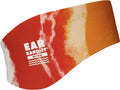 EAR BAND-IT Ultra Tie Dye Swimming Headband – ONLY Swim Ear Band Invented by ENT Doctor – Block Water Secure Earplugs – Kid & Adult Sizes – Recommended Water Protection for Bath, Shower, Pool, Beach Sporting Goods > Outdoor Recreation > Boating & Water Sports > Swimming Ear Band-It Orange Tie Dye Small (ages 3mo to 1yr) 