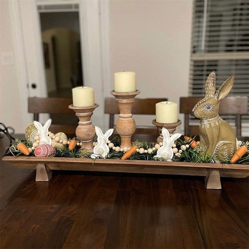 Easter Bunny Carrot Garland Creative Front Door Pendant Festival Party Decor Home & Garden > Decor > Seasonal & Holiday Decorations CN   