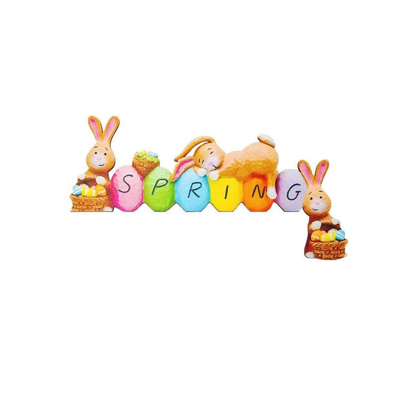 Easter Decorations Outdoor 1PC Easter Door Frame Decorations Spring Bunny and Easter Eggs Door Corner Sign Decor Easter Ornament Wood Easter Door Decorations Party Supplies for Easter Door Window Home & Garden > Decor > Seasonal & Holiday Decorations Unbranded One Size B 