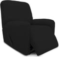 Easy-Going Thickened Recliner Stretch Slipcover, Sofa Cover, Furniture Protector with Elastic Bottom, 4 Pieces Couch Shield, Sturdy Fabric Slipcover for Kids Children (Recliner Gray) Home & Garden > Decor > Chair & Sofa Cushions Easy-Going Black  