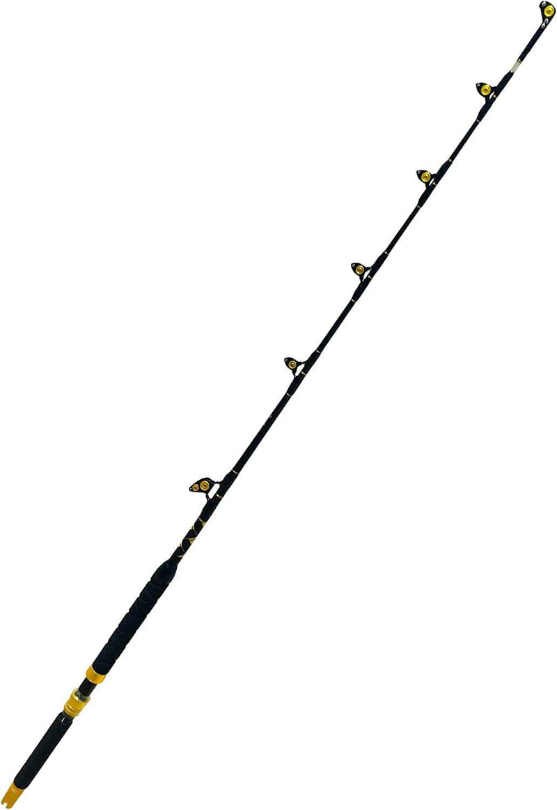 Eatmytackle 30 Wide 2 Speed Fishing Reels on 30-50 Pound Tournament Rods (2 Pack) Sporting Goods > Outdoor Recreation > Fishing > Fishing Rods Eat My Tackle   