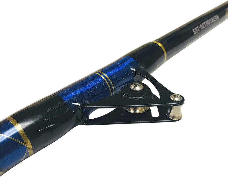 Eatmytackle Black & Blue All Roller Guide Boat Fishing Rod Sporting Goods > Outdoor Recreation > Fishing > Fishing Rods Eat My Tackle   