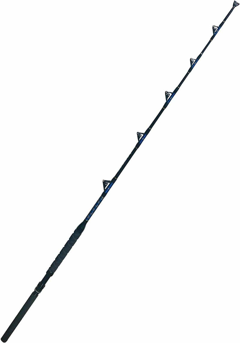 Eatmytackle Black & Blue All Roller Guide Boat Fishing Rod Sporting Goods > Outdoor Recreation > Fishing > Fishing Rods Eat My Tackle D: 150-180lb.  