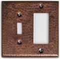 Monarch Abode 19111 Hand Hammered Decorative Wall Plate Switch Plate Outlet Cover , 2 Gang, Matte Black Sporting Goods > Outdoor Recreation > Fishing > Fishing Rods Monarch Abode Pure Copper 2 Gang 