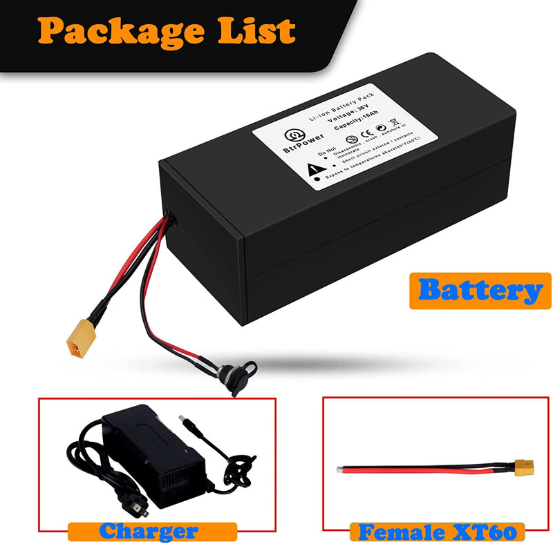 Btrpower 36V 48V 52V 60V 72V Ebike Battery 10AH 15AH 20AH 30AH Lithium Battery Pack for 250W 750W 1000W to 3500W Bafang Voilamart AW Ancheer and Other Motor Sporting Goods > Outdoor Recreation > Cycling > Bicycles BtrPower   