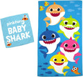 Gabby'S Dollhouse, Gabby, Mercat and Pandy Kids Bath/Pool/Beach Soft Absorbent Cotton Terry Towel with Washcloth 2 Piece Set, 50 in X 25 In, (Official Dreamworks Product) by Franco Home & Garden > Linens & Bedding > Towels Franco Baby Shark 25 in x 50 in 