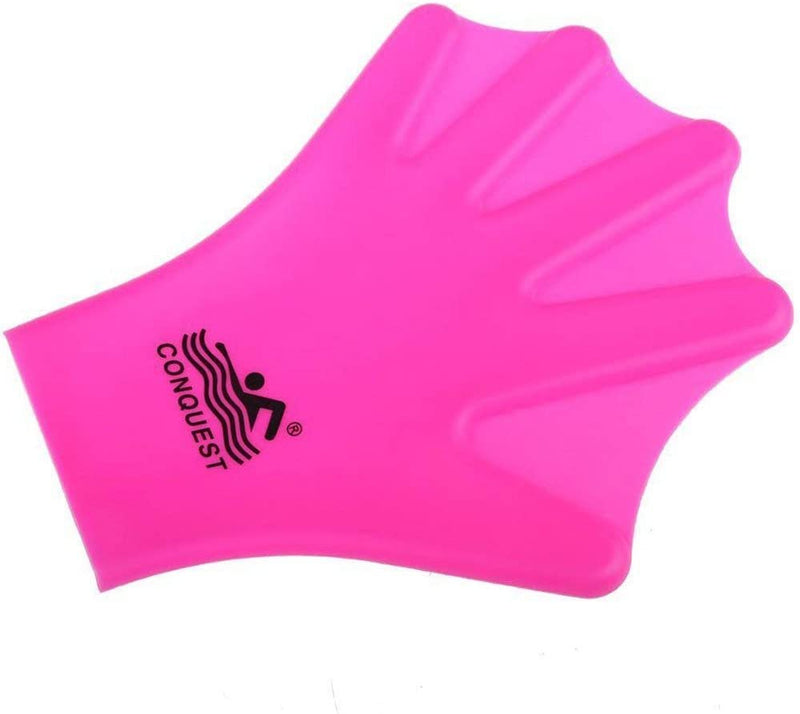 Onemoredealdirect OMDD Silicone Webbed Swimming Gloves Aqua Fit Swim Training Gloves Web Gloves Swimming,Closed Full Finger Webbed Water Gloves Unisex Adult,2Pcs Sporting Goods > Outdoor Recreation > Boating & Water Sports > Swimming > Swim Gloves OneMoreDealDirect   