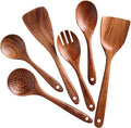 Kitchen Utensils Set,Nayahose Wooden Cooking Utensil Set Non-Stick Pan Kitchen Tool Wooden Cooking Spoons and Spatulas Wooden Spoons for Cooking Salad Fork Home & Garden > Kitchen & Dining > Kitchen Tools & Utensils UBae Without Holder  