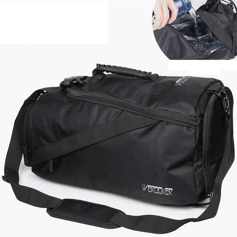 YANG1MN Black Basketball Equipment Backpack Wet and Dry Separation Men and Women Outdoor Sports Training Shoulder Messenger Bag Fitness Swimming Bag Multi-Functional Leisure Sporting Goods > Outdoor Recreation > Boating & Water Sports > Swimming YANG1MN   