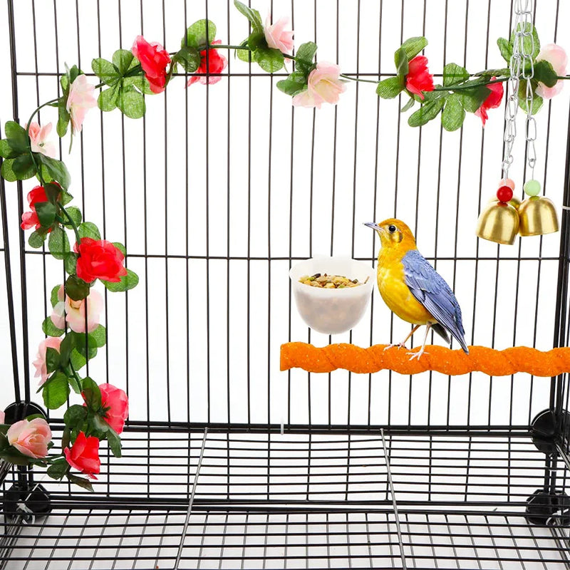 6 Pcs Mini Bird Food Bowl Feeder, Parrot Convenient Hanging Container, Plastic Pigeon Bird Cage Dish (White) Animals & Pet Supplies > Pet Supplies > Bird Supplies > Bird Cage Accessories > Bird Cage Food & Water Dishes DQITJ   