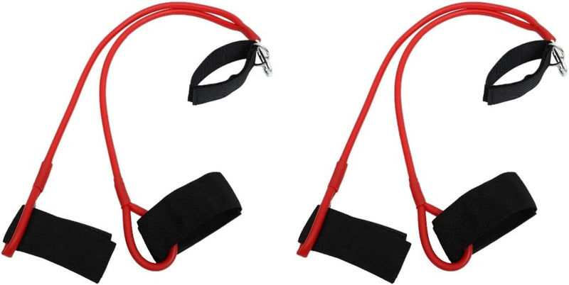Sosoport 2Pcs Equipment Ankle Swimming Strap Arm Rope for Leash Stationary Technique Pool Yellow Belt Lap Trainer Fitness Training Swim Elastic Strength Resistance Exercise Sporting Goods > Outdoor Recreation > Boating & Water Sports > Swimming Sosoport Redx2pcs 91X5X0.5cmx2pcs 