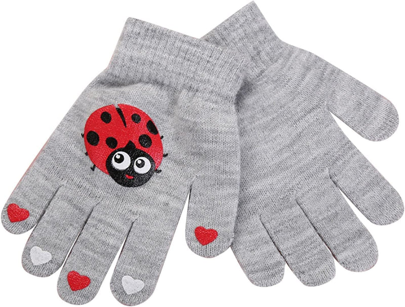 Gloves Mittens Convertible Winter Fashion Cute Animal Print Kids Hooded Knit Warm Finger Gloves Women Gloves Mitten Sporting Goods > Outdoor Recreation > Boating & Water Sports > Swimming > Swim Gloves Bmisegm Grey One Size 