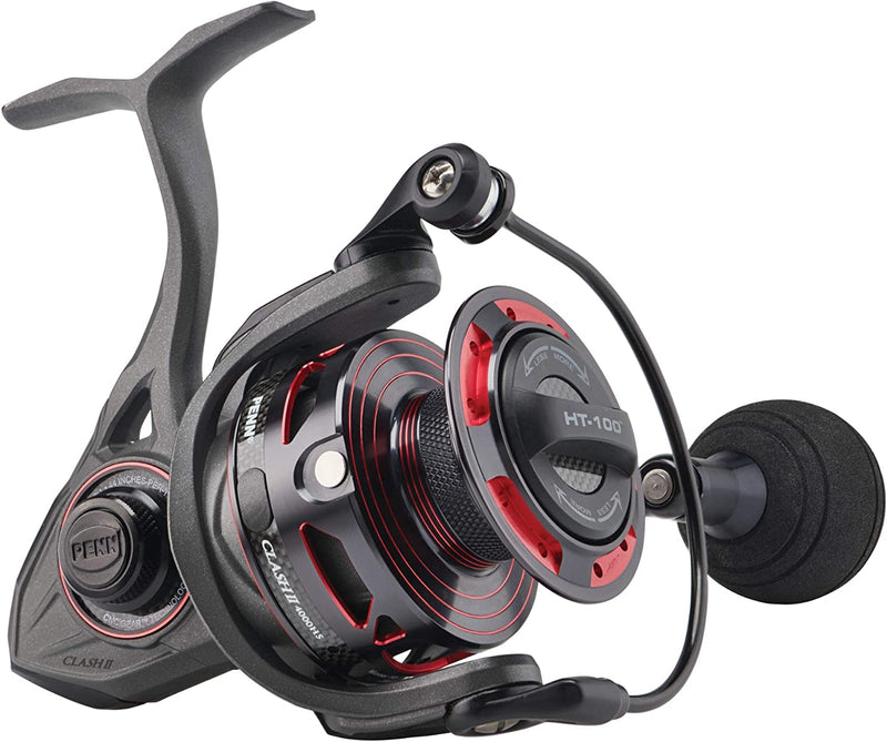 Penn Clash II Spinning Reel - Lightweight Saltwater Shore and Kayak Fishing Reel for Lure Fishing - Sea Fishing Reel for Bass, Pollack, Cod, Wrasse Sporting Goods > Outdoor Recreation > Fishing > Fishing Reels Pure Fishing 3000  