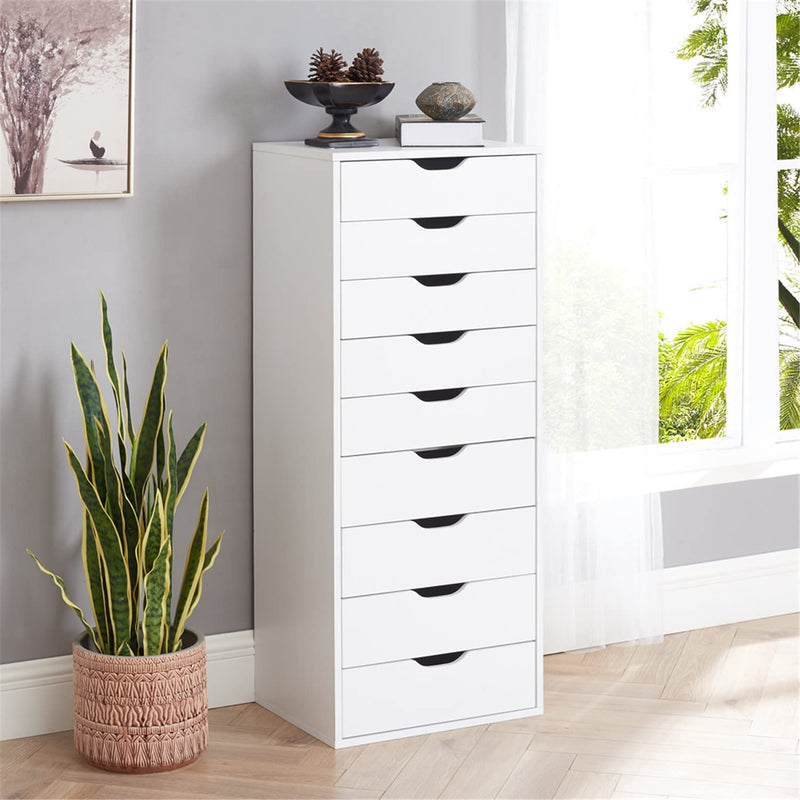 Naomi Home Office File Cabinets Wooden File Cabinets for Home Office Lateral File Cabinet Wood File Cabinet Mobile File Cabinet Mobile Storage Cabinet Filing Storage Drawer White/5 Drawer Home & Garden > Household Supplies > Storage & Organization Naomi Home White 9 Drawer 