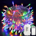 Echosari 100 Leds Outdoor LED Fairy String Lights Battery Operated with Remote (Dimmable, Timer, 8 Modes) - Warm White Home & Garden > Lighting > Light Ropes & Strings echosari 300 LED Warm White & Multicolor  
