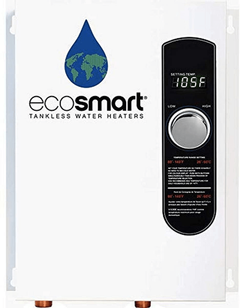 Ecosmart ECO 18 Electric Tankless Water Heater, 18 KW at 240 Volts with Patented Self Modulating Technology Sporting Goods > Outdoor Recreation > Camping & Hiking > Portable Toilets & ShowersSporting Goods > Outdoor Recreation > Camping & Hiking > Portable Toilets & Showers Ecosmart   