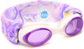 SPLASH SWIM GOGGLES with Fabric Strap - Pink & Purples Collection- Fun, Fashionable, Comfortable - Adult & Kids Swim Goggles Sporting Goods > Outdoor Recreation > Boating & Water Sports > Swimming > Swim Goggles & Masks Splash Place Pastel Swirl  