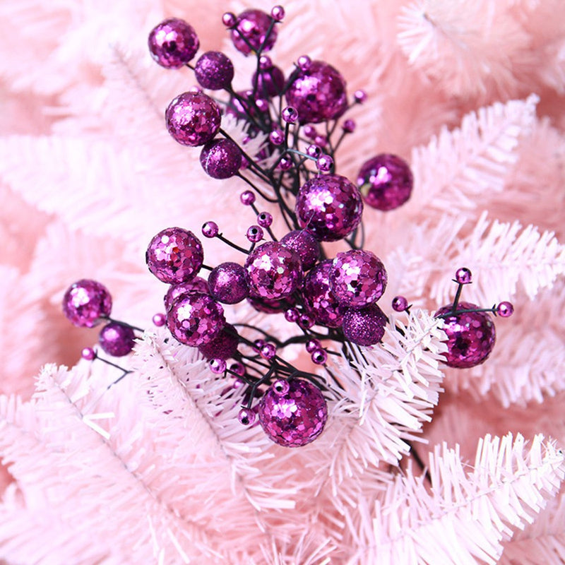 Okwish Artificial Berries Christmas Decorations Simulation Fruit Berry Cuttings Festive Supplies 2Pcs  okwish   