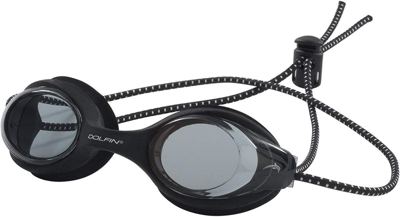 Dolfin Adult Swim Goggles - Quick Adjust Pro Strap with Anti-Fog, Anti-Leak Protection, 1 and 3 Packs Sporting Goods > Outdoor Recreation > Boating & Water Sports > Swimming > Swim Goggles & Masks Dolfin Black Black One Size 
