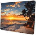 Shalysong Watercolor Flower Mousepad Computer Mouse Pad with Design Personalized Mouse Pad for Laptop Computer Office Decoration Accessories Gift Sporting Goods > Outdoor Recreation > Winter Sports & Activities XCCOM Sunset beach  