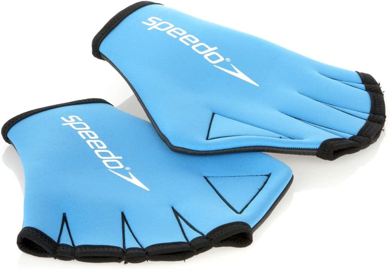 Speedo Unisex Adult Aqua Glove, Blue, Medium