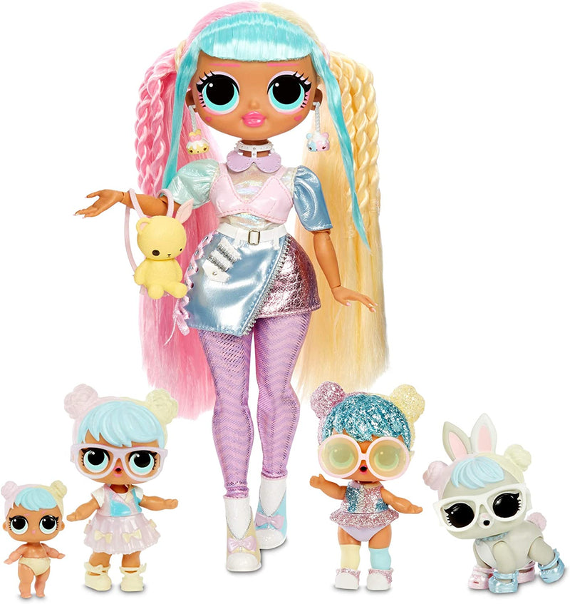 LOL Surprise OMG Bon Bon Family with 45+ Surprises Including Candylicious OMG Doll, Bon Bon, Bling Bon Bon, Lil Bon Bon, Hop Hop, Accessories, and Foldable Playset | Kids 36 Months - 10 Years Old Sporting Goods > Outdoor Recreation > Winter Sports & Activities MGA Entertainment   