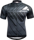 Sponeed Men'S Cycling Jerseys Tops Biking Shirts Short Sleeve Bike Clothing Full Zipper Bicycle Jacket with Pockets Sporting Goods > Outdoor Recreation > Cycling > Cycling Apparel & Accessories Sentibery Grey Multi 3X-Large 