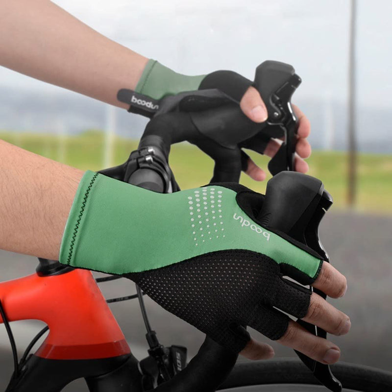 Sport Gloves Anti-Skid Cycling Half Finger Gloves Shock Absorbing Padded Weight Lifting Gloves Outdoor Breathable MTB Gloves Bicycle Mitten Sporting Goods > Outdoor Recreation > Boating & Water Sports > Swimming > Swim Gloves MengK   
