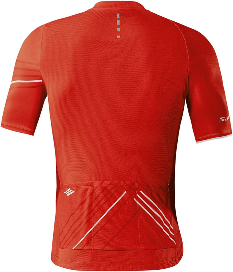 Santic Cycling Jersey Men'S Short Sleeve Tops Mountain Biking Shirts Bicycle Jacket with Pockets … Sporting Goods > Outdoor Recreation > Cycling > Cycling Apparel & Accessories Santic   