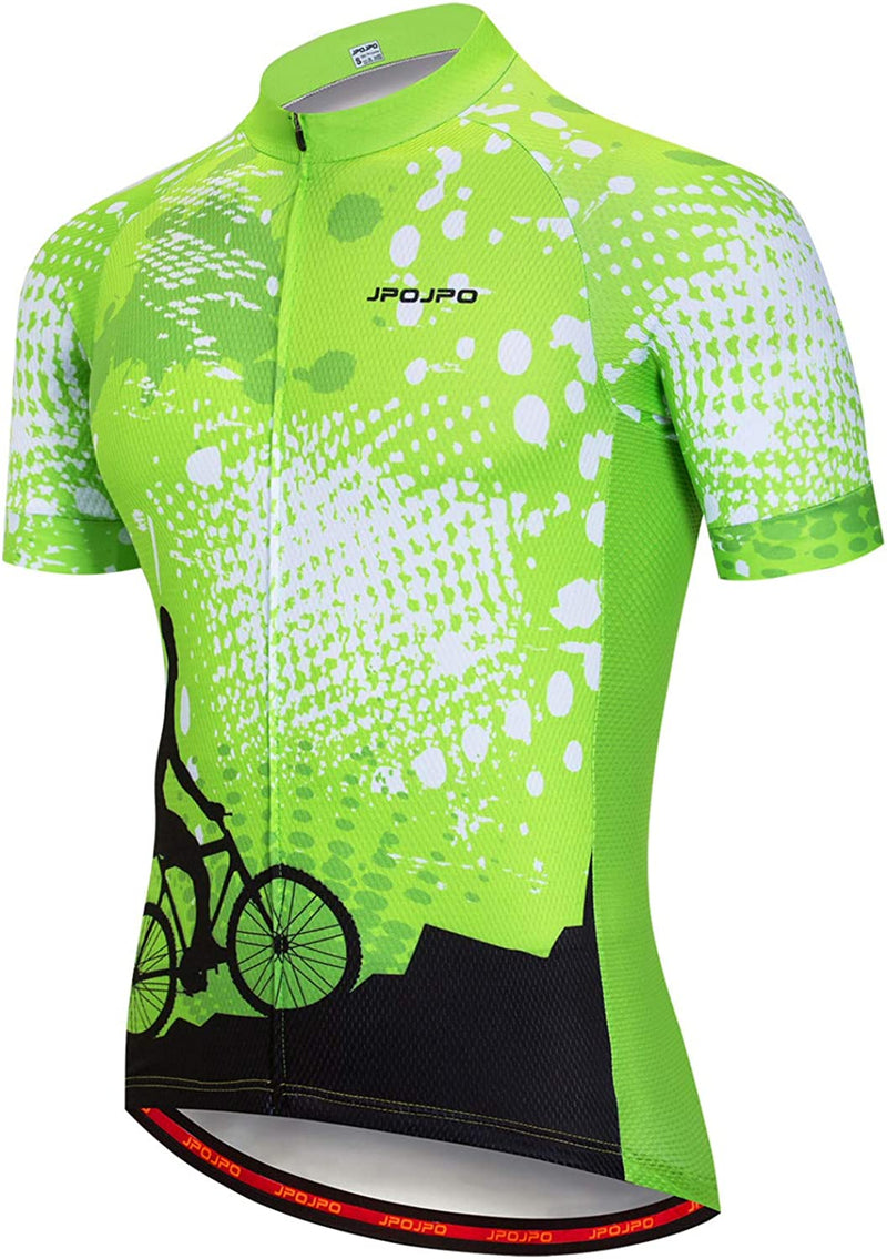 Cycling Jersey Men Bike Tops Sunner Cycle Shirt Short Sleeve Road Bicycle Racing Clothing Sporting Goods > Outdoor Recreation > Cycling > Cycling Apparel & Accessories Weimostar 1003 Tag M = Chest 37-39.4",Waist 24.4-33.9" 