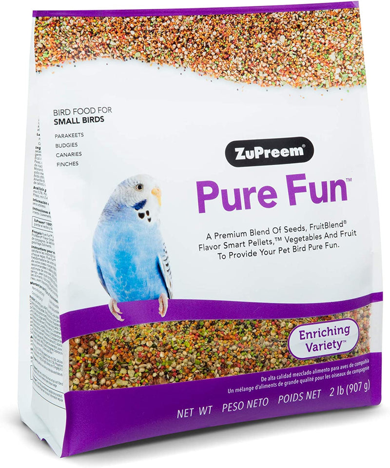 Pure Fun Bird Food for Small Birds by Zupreem Animals & Pet Supplies > Pet Supplies > Bird Supplies > Bird Food ZuPreem   