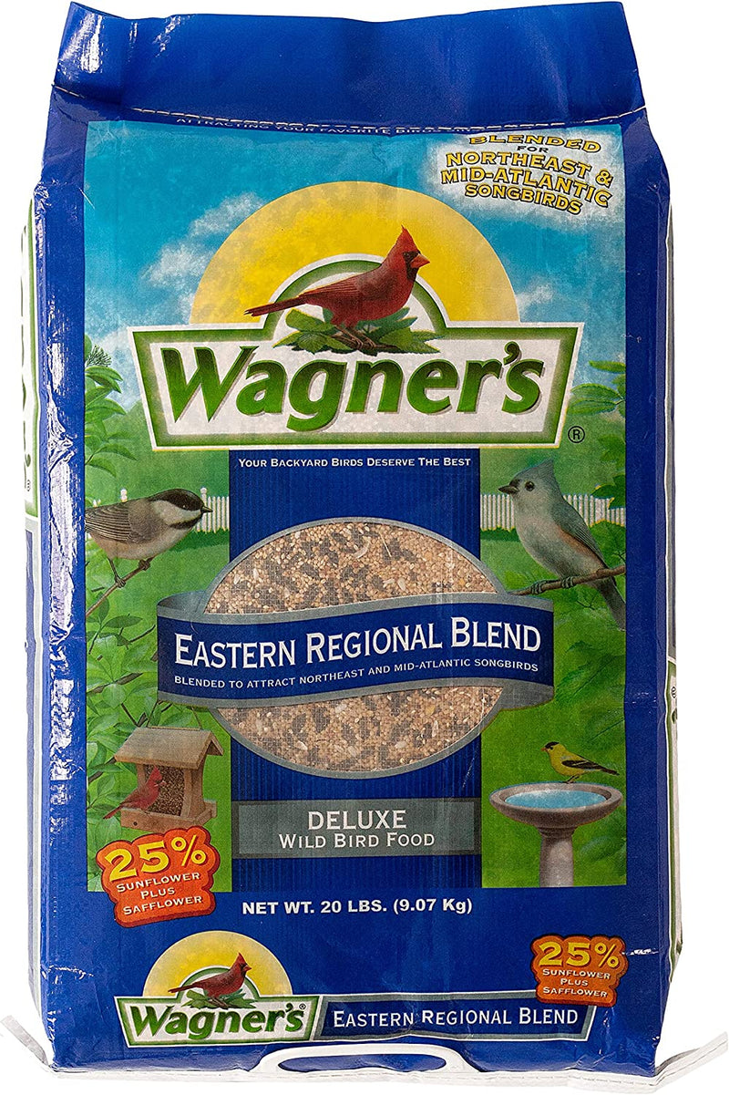 Wagner'S 62004 Eastern Regional Wild Bird Food, 20-Pound Bag Animals & Pet Supplies > Pet Supplies > Bird Supplies > Bird Food Wagner's Food 20-Pound Bag 
