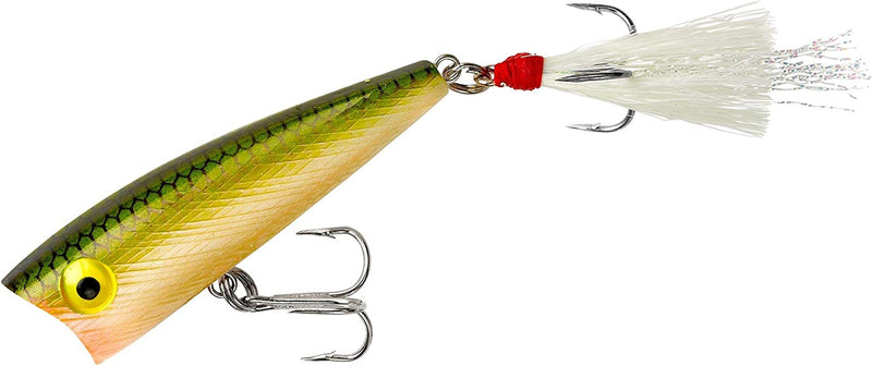 Rebel Lures Pop-R Topwater Popper Fishing Lure Sporting Goods > Outdoor Recreation > Fishing > Fishing Tackle > Fishing Baits & Lures Pradco Outdoor Brands Tennessee Shad Teeny Pop-r (1/8 Oz) 