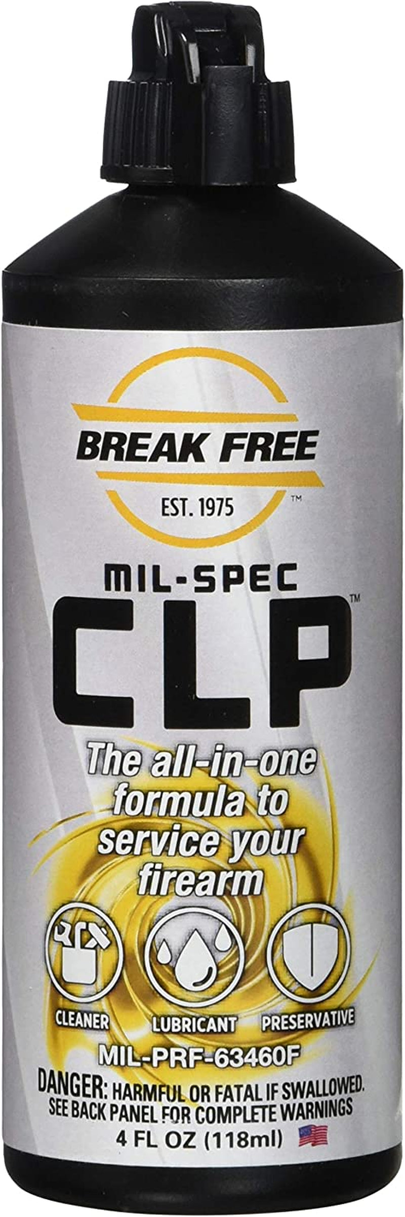 Breakfree CLP-4 Cleaner Lubricant Preservative Squeeze Bottle Sporting Goods > Outdoor Recreation > Fishing > Fishing Rods BREAK FREE   
