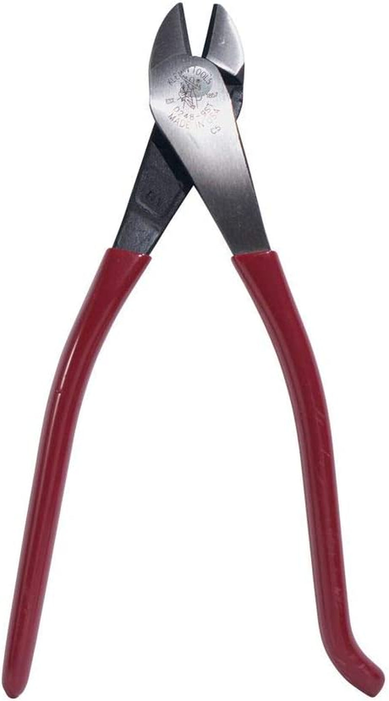 Klein Tools D248-9ST Pliers, Ironworker'S Diagonal Cutting Pliers with High Leverage Design Works as Rebar Cutter and Rebar Bender, 9-Inch