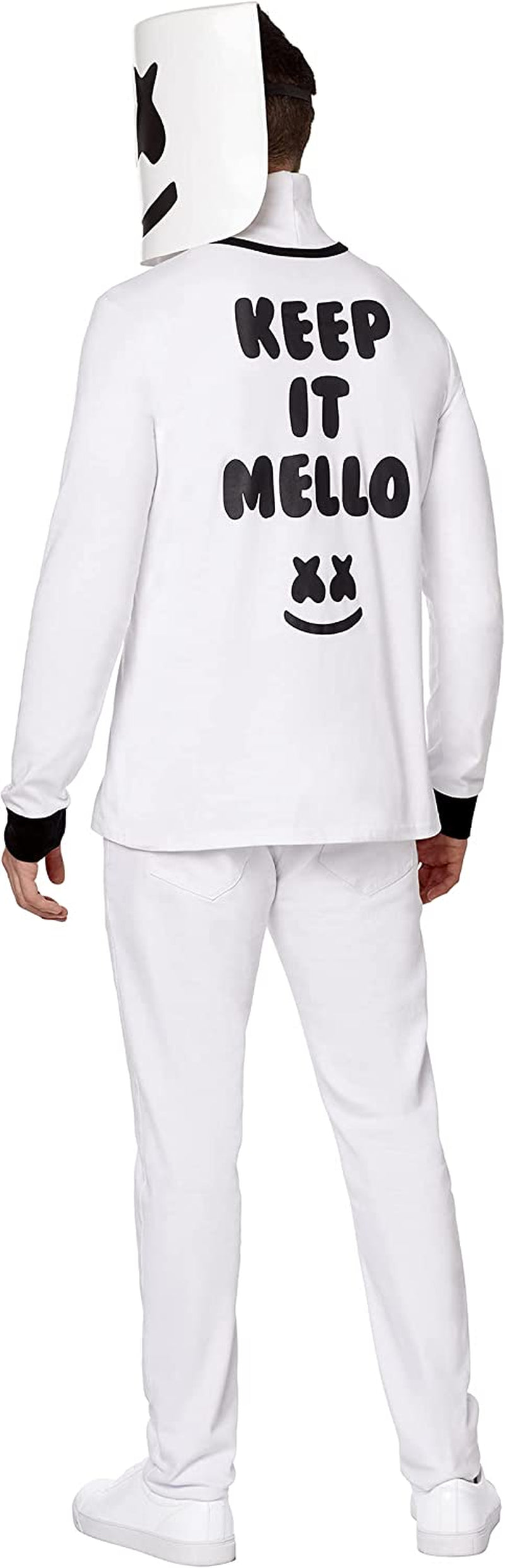 Spirit Halloween Marshmello Kids Costume | Officially Licensed | Easy Halloween Costume | DJ Cosplay | Half Mask Included