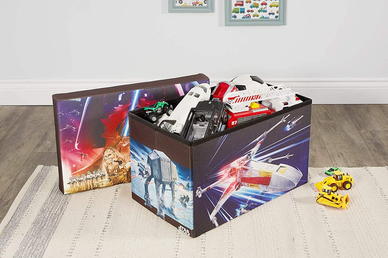 Star Wars Storage Bench with Tray, 24" Play Table and Toy Chest Home & Garden > Household Supplies > Storage & Organization Fresh Home Elements   