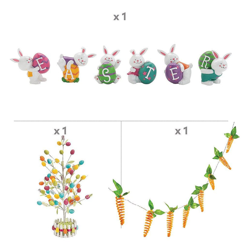 Egg Tree Decorating Kit, Home Decor, Easter, 8 Pieces Home & Garden > Decor > Seasonal & Holiday Decorations Oriental Trading Company   