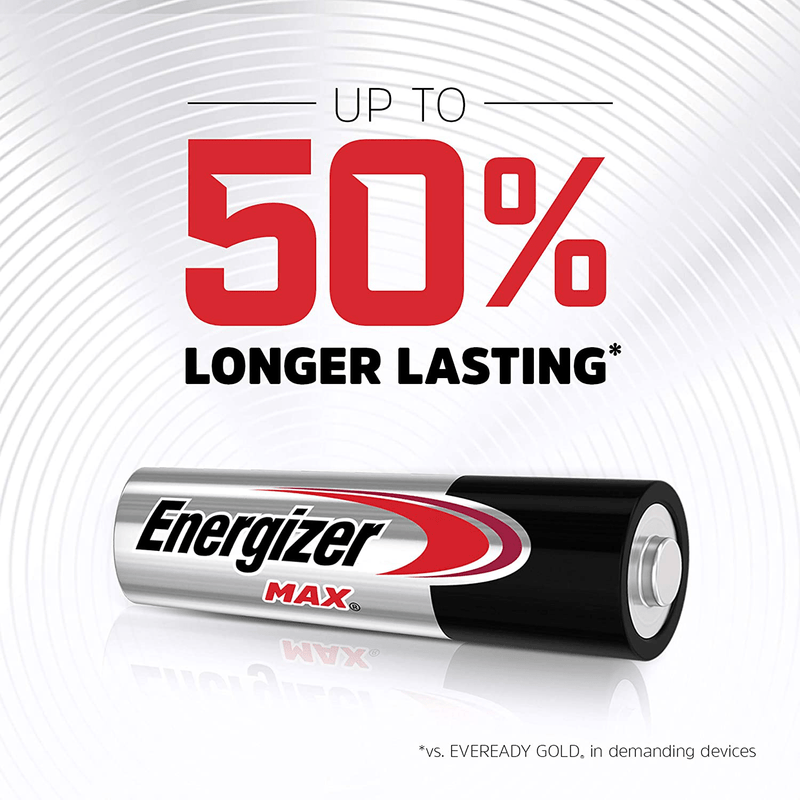 Energizer AA Batteries Double A Max Alkaline Battery, 24 Count Electronics > Electronics Accessories > Power > Batteries Energizer   
