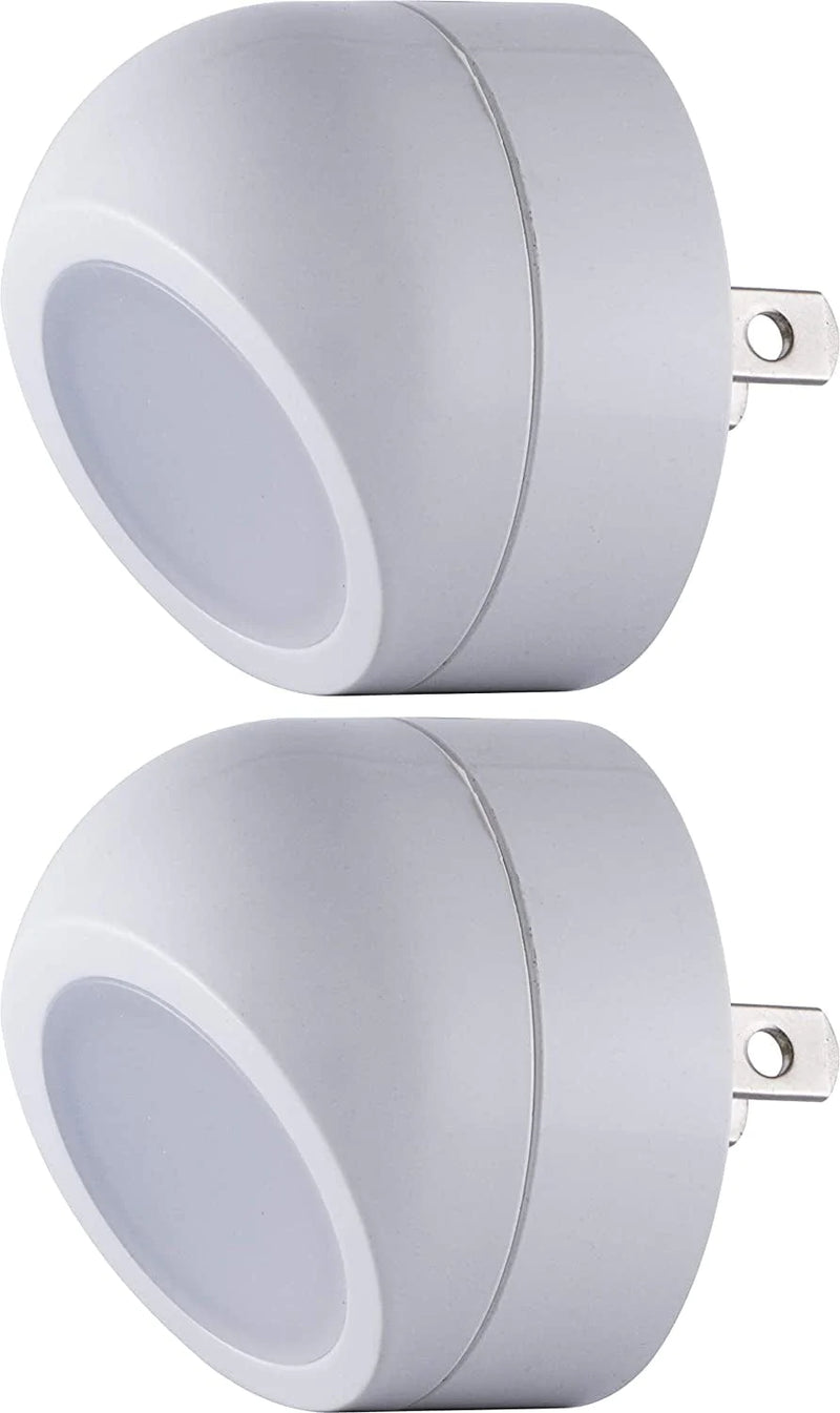 Energizer Rotating LED Night Light, Plug-In, 360° Rotation, Dusk-To-Dawn Sensor, Home Décor, Ideal for Bedroom, Bathroom, Nursery, Hallway, Kitchen, Staircase, 40293