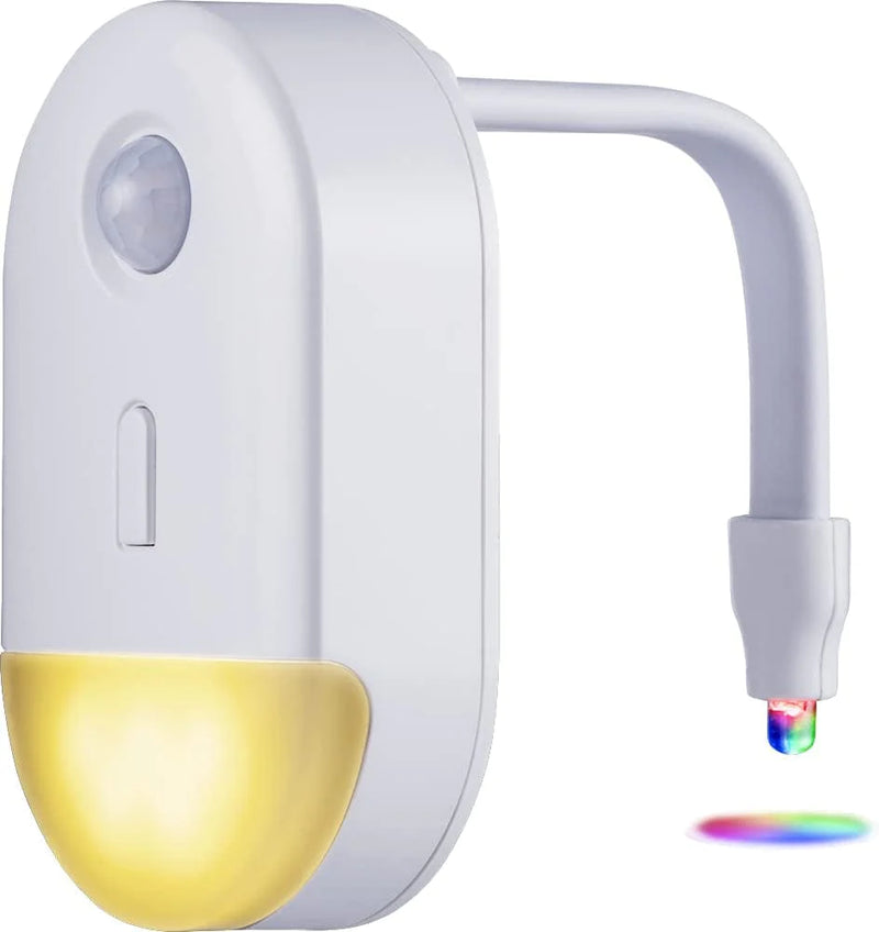 Energizer Toilet Light Motion Sensor, Toilet Night Light, 1 Pack, 20-Color Changing LED Toilet Bowl Light Motion Activated, Bathroom Night Light, Battery Powered, Unique & Funny Gift Idea, 54845