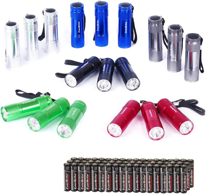 Everbrite 18-Pack Mini LED Flashlight Set - Portable Flashlights Ideal for Hurricane Supplies Camping, Night Reading, Cycling, BBQ, Party, Backpacking - Includes Lanyard & 54 X AAA Batteries Hardware > Tools > Flashlights & Headlamps > Flashlights HANGZHOU GREAT STAR INDUSTRIAL CO.,LTD   