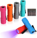 Everbrite 9-LED Flashlight 6-Pack Compact Handheld Torch Assorted Colors with Lanyard 3AAA Battery Included (Hurricane Supplies, Camping) Hardware > Tools > Flashlights & Headlamps > Flashlights HANGZHOU GREATSTAR INDUSTRIAL CO.,LTD black light  