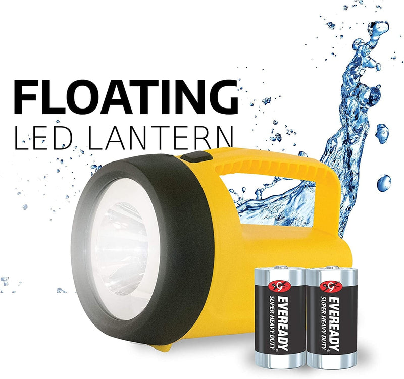 Eveready LED Floating Lantern Flashlight, Battery Powered LED Lanterns for Hurricane Supplies, Survival Kits, Camping Accessories, Power Outages, Batteries Included Hardware > Tools > Flashlights & Headlamps > Flashlights Eveready   