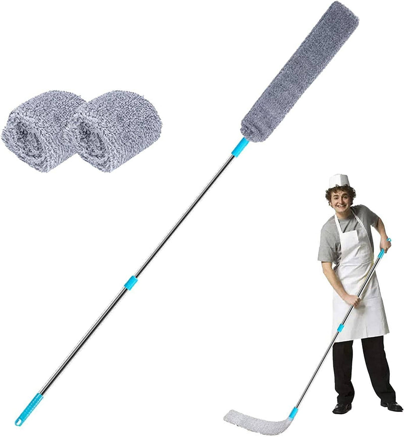 Extendable Duster, Ga P Dust Cleaner, Duster Brush with 2 Microfiber Dusting Cloths, for Cleaning under Appliances Furniture Couch Fridge Home & Garden > Household Supplies > Household Cleaning Supplies Gecorid   
