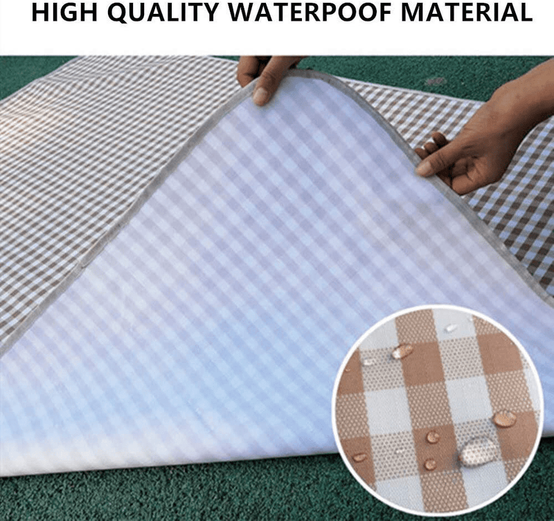 Extra Large Picnic Blanket Camping Blanket Picnic Mat Outdoor Blanket with Waterproof Great for Beach Outdoor Camping Picnic 59 x 79 Inches Green Home & Garden > Lawn & Garden > Outdoor Living > Outdoor Blankets > Picnic Blankets HUIDUO   