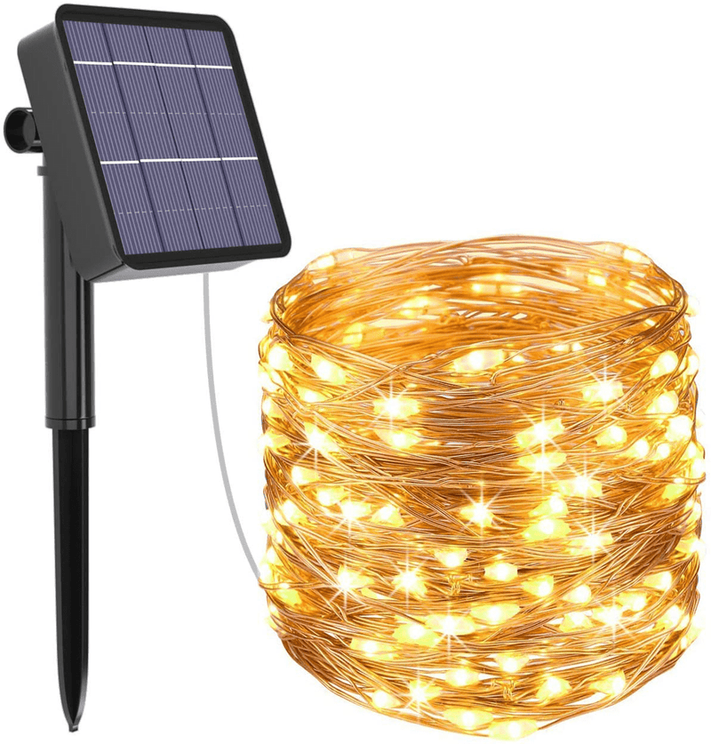 Extra-Long 320FT Solar String Lights Outdoor, 4-Pack Each 80FT 240 Led Solar Powered Fairy Lights Waterproof with 8 Lighting Modes Copper Wire Lights Decoration for Patio, Garden, Tree, Party, Wedding Home & Garden > Decor > Seasonal & Holiday Decorations& Garden > Decor > Seasonal & Holiday Decorations kolpop 80ft  