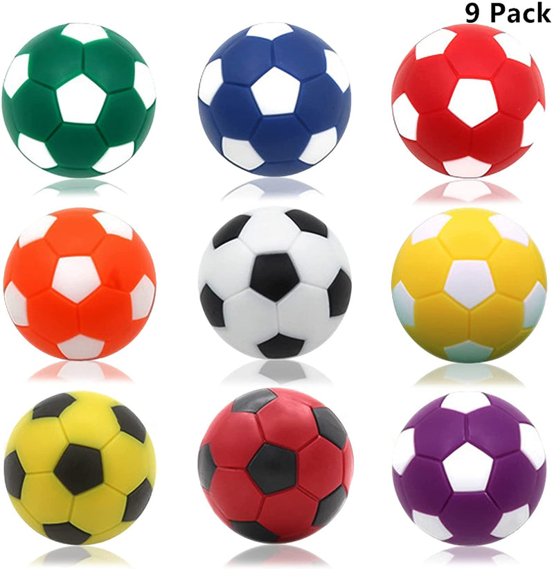 Oumuamua 9Pcs Foosball Table Balls 1.42 Inch Table Soccer Balls for Foosball Tabletop Game Foosball Accessory Replacements Multicolor World Cup Foosball/Gifts Sporting Goods > Outdoor Recreation > Winter Sports & Activities OuMuaMua   